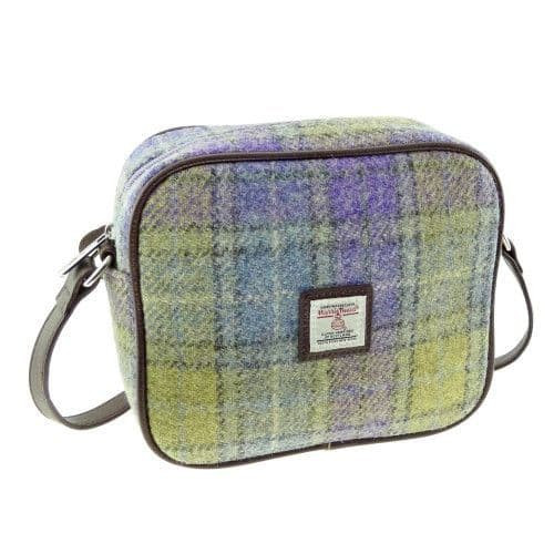 ladies harris tweed almond mini bag in muted lilac green check lb1210 col112 4862 p.jpg