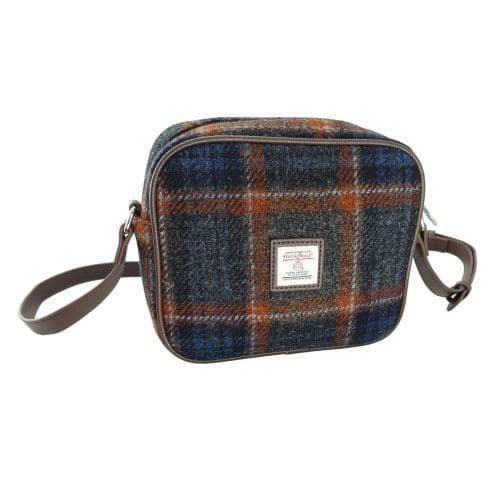 ladies harris tweed almond mini bag in grey with rust overcheck lb1210 col127 8491 p.jpg