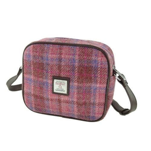 ladies harris tweed almond mini bag in pink check lb1210 col103 4863 p.jpg