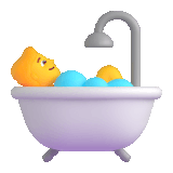 person taking bath.gif
