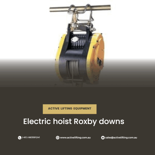 Electric hoist Roxby downs.gif