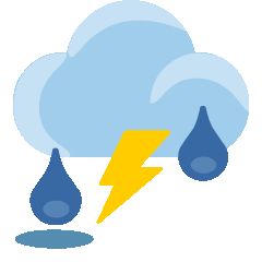 cloud with lightning and rain.gif