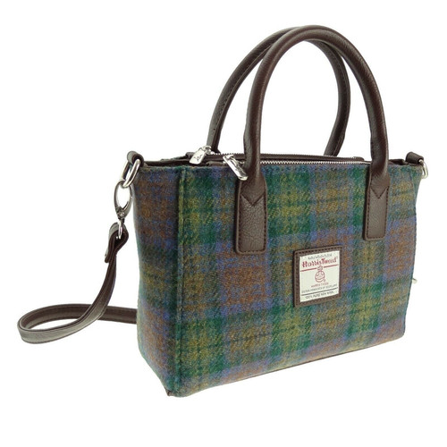 ladies authentic harris tweed small tote bag brora in skye tartan lb1228 col94 4925 p.jpg