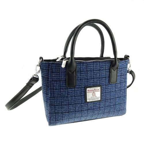 ladies authentic harris tweed small tote bag brora in blue basket weave lb1228 col97 4927 p.jpg