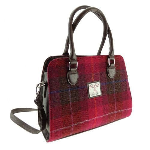 ladies harris tweed findhorn midi tote bag in multi colour tartan lb1227 col52 8593 p.jpg