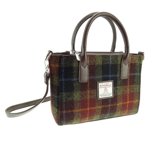 ladies authentic harris tweed small tote bag brora in rust check lb1228 col59 4916 p.jpg