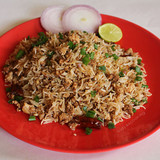 brown garlic fried rice