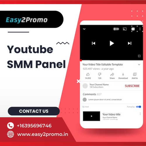 Check your YouTube subscribers. Are you disappointed? Stop getting worried! We offer all of the inexpensive services related to YouTube promotions, including views, subscribers, Ad word views, Trending views, US custom comments, Reel and Organic YouTube watch time, and other services. We only offer services that are of the highest calibre. To get the top Youtube smm panel call us at +16395696746. https://www.easy2promo.in/