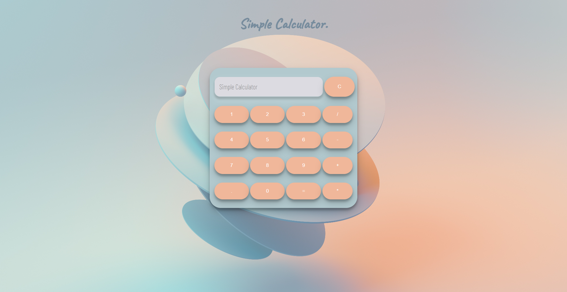GitHub sonu908/MINIMALSimplecalculator his is a simple calculator