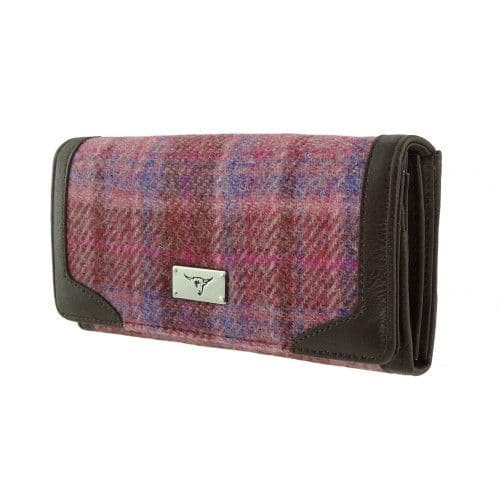 women s harris tweed bute long purse in pink check lb2000 col103 8656 p.jpg