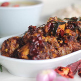 Homemade Chicken chilli prepared in desi style with 5 ingredients. A simple chicken recipe with whol