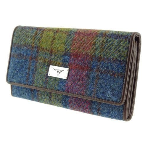 women s harris tweed tiree flap over long wallet purse in multi colour lb2106 col46 5030 p.jpg