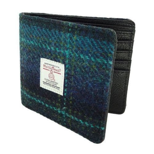 gents harris tweed mull gents wallet in blue with turquoise overcheck lb2007 col119 4988 p.jpg