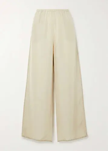 TOTEME Embroidered silk wide leg pants.webp