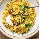 Mushroom Biryani parpika