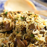 Mushroom Biryani zyka