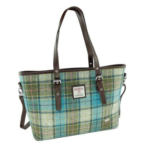 women s harris tweed large tote handbag in turquoise tartan lb1028 col122 8648 p.jpg