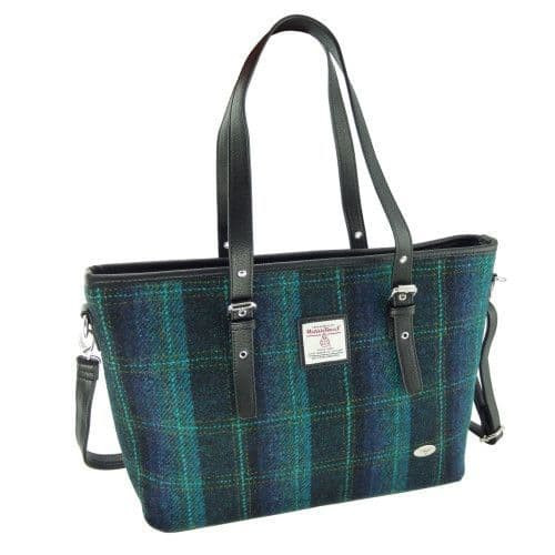 women s harris tweed large tote handbag in blue with turquoise overcheck lb1028 col119 8646 p.jpg