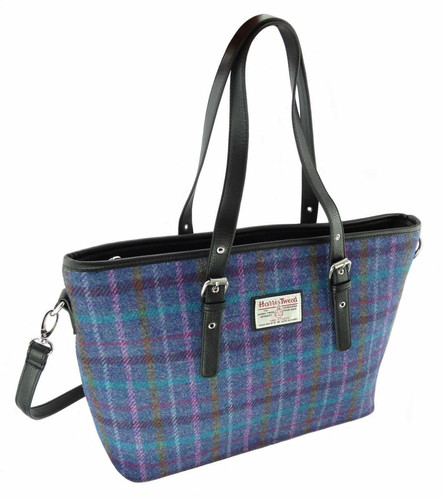 women s harris tweed large tote handbag in purple multi check lb1028 col51 4803 p.jpg
