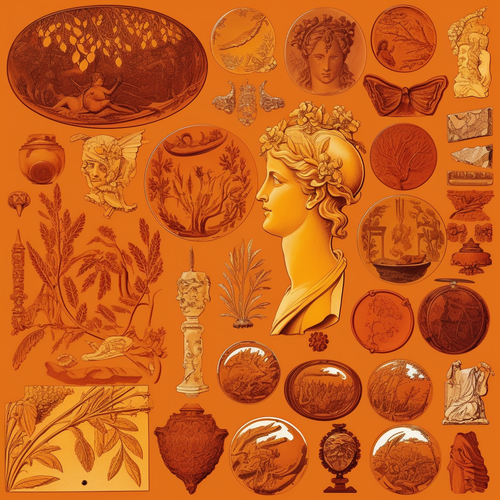 mhoydich a number of amber pieces from a collection in the styl 61b2cfcc f414 4c3b a4a2 a1e7c5bada2b.png