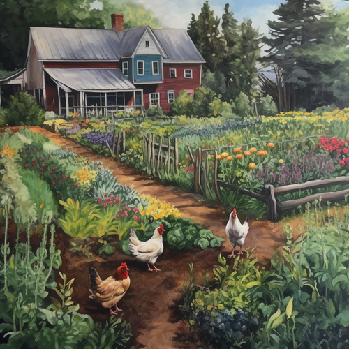 mhoydich acrylic painting of farm some land a few chickens a ga 21701012 3f1d 49ad a9e4 b6507979de52.png
