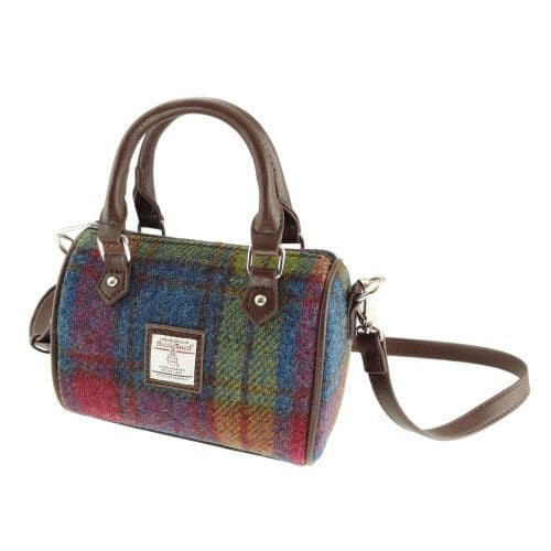 harris tweed kilbride mini bowling bag in multi colour tartanlb1203 col 46 brand new 7662 p.jpg