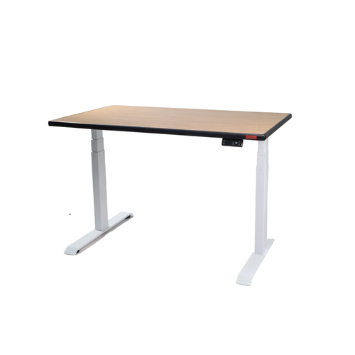 ลีโก้ โต๊ะปรับระดับไฟฟ้า ขนาด 160 x 80 ซม. หน้าท็อปเหล็กเคลือบลามิเนต ระบบมอเตอร์คู่ สีไม (1).png