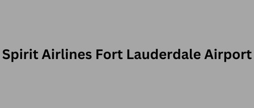 Spirit Airlines Fort Lauderdale Airport Terminal.jpg