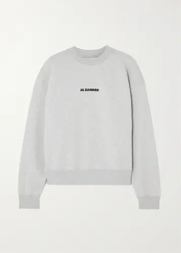 Jil Sander Printed cotton jersey sweatshirt.webp