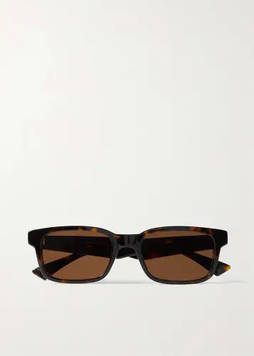 BOTTEGA VENETA Square frame tortoiseshell acetate sunglasses.webp