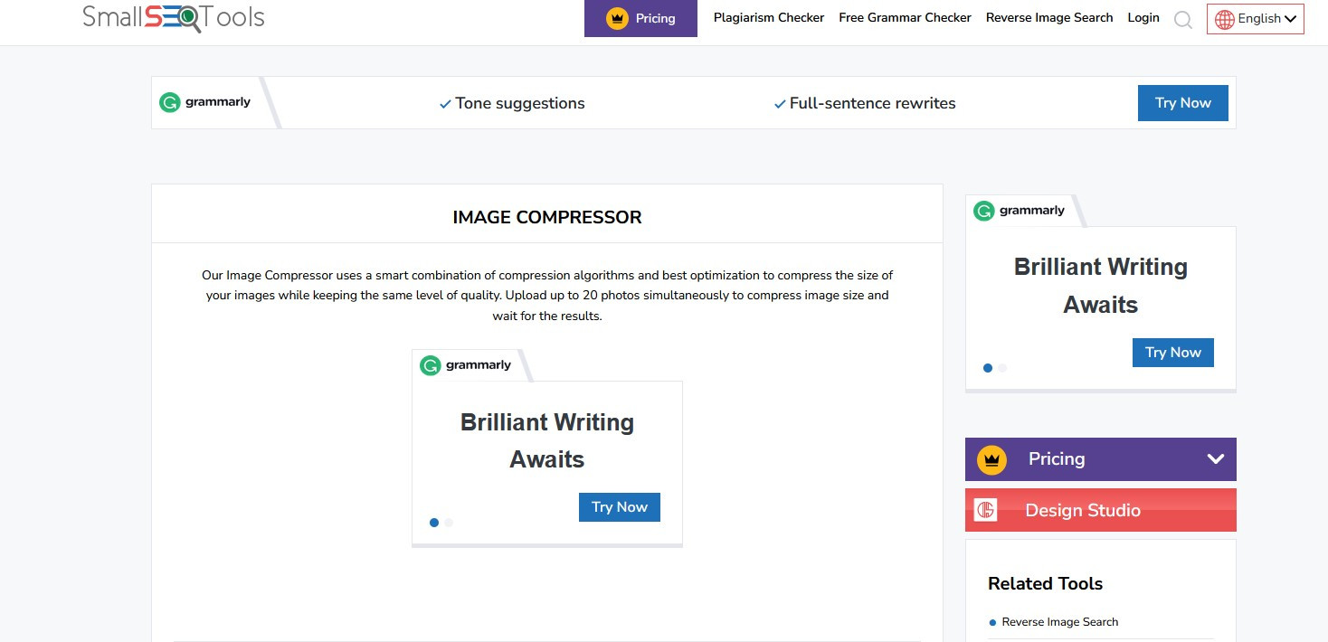 SmallSEOTools - Image Compressor