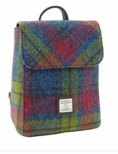 harris tweed tummel mini backpack in multi colour tartan 4881 p.jpg