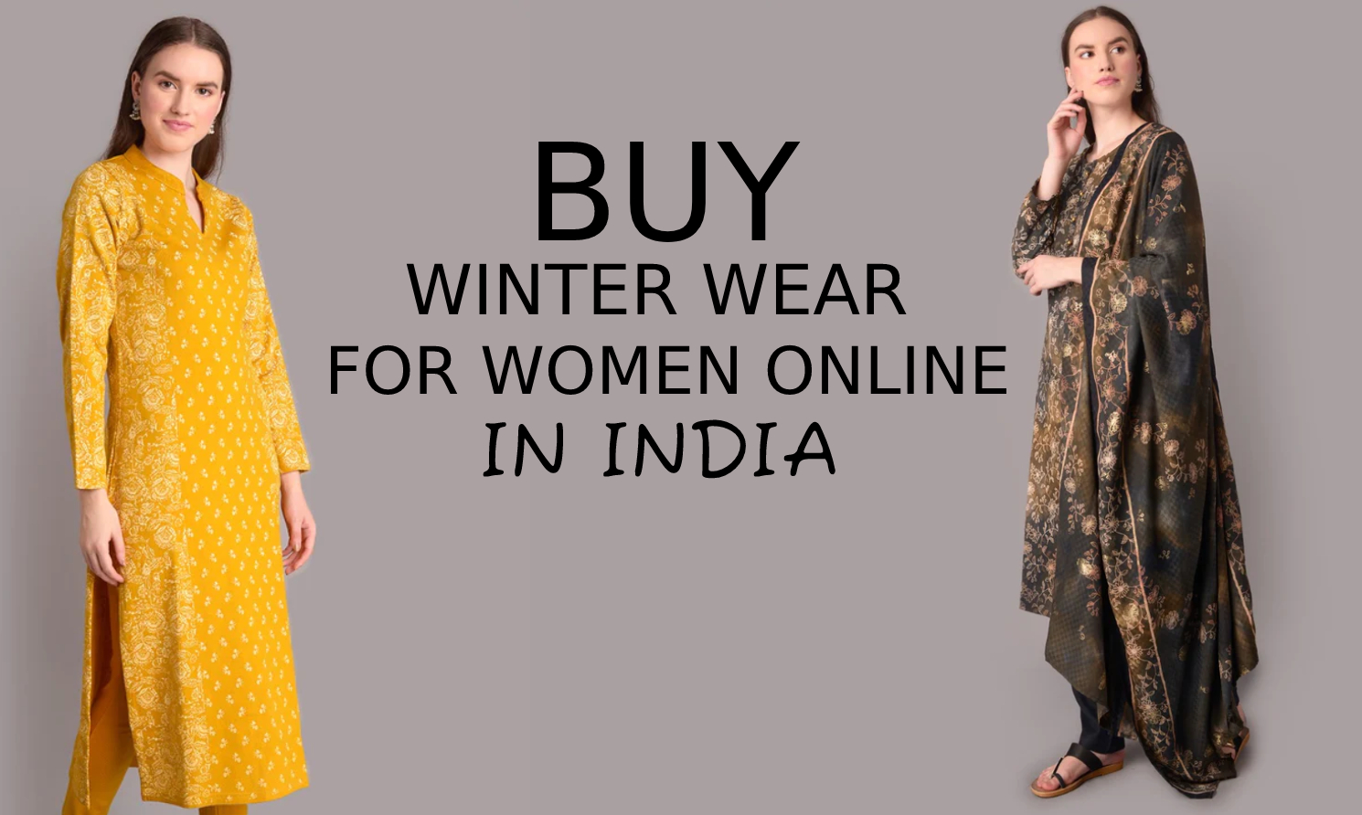 Buy Winter Wear For Women Online In India —