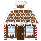 emoji icon glossy 04 05 food drink food sweet gingerbreadhouse 72dpi forPersonalUseOnly