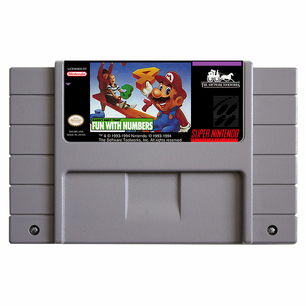 Mario’s Early Years – Fun with Numbers
