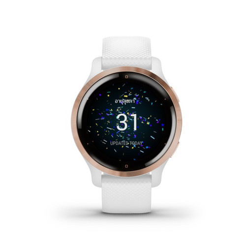 Venu 2S, Rose Gold with White Band.jpg