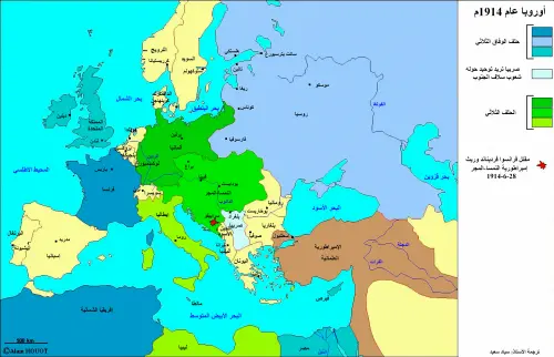 أوروبا عام 1914