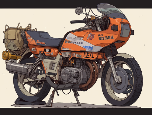 mhoydich the yamaha jetz tshirt in an illustration in the style a401d581 e230 4700 a58e c7f90d4ee489.png