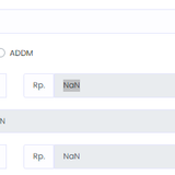 Field % DP apabila menggunakan koma tidak bisa pakai "Tab".