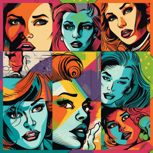 goddesswhite design with bold cartoonish characters in a pop ar bf8f71f7 4c14 40c9 8cd7 7befb2740dad.png
