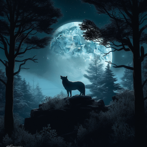 goddesswhite Create a hyper realistic image of a forest at nigh a3eb177a 6681 4693 81a8 fe2bd13554ae.png