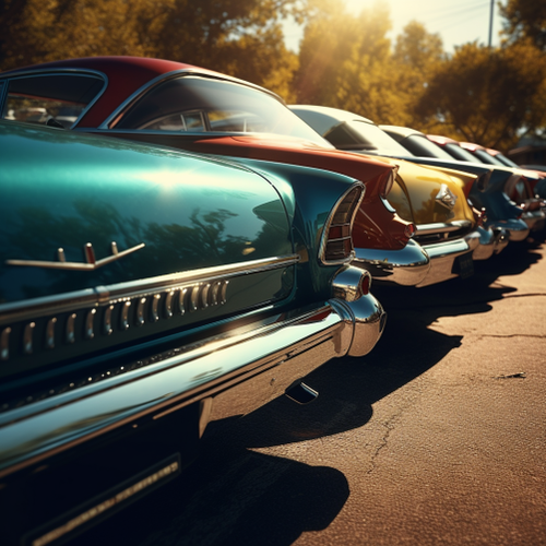 goddesswhite Realistic photograph of a lineup of vintage cars f 13e75a8b 0a97 4fd8 89df 129d8865a2ab.png