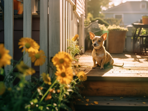 goddesswhite small dog waiting on porch farm house wooden fence 5d5d3165 c94a 424f bb3e 915357d8c1ee.png