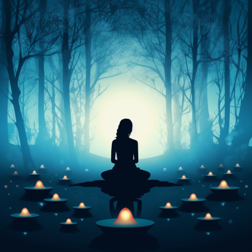goddesswhite Create a serene and meditative scene with silhouet cf3c2a4e be62 43a3 a775 471addb34df7.png