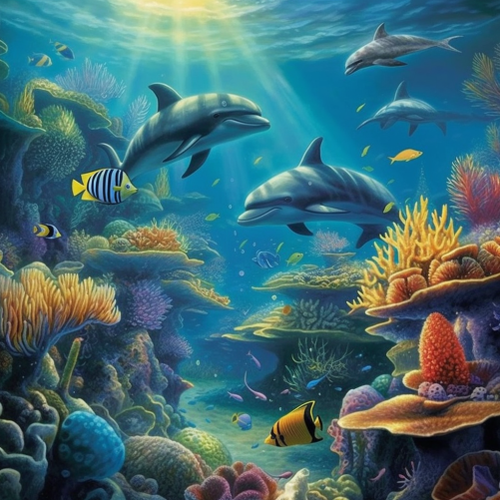 goddesswhite Create a hyperrealistic underwater scene with a di 53749b78 970a 4e97 83c2 97953932de31.png