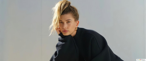 hailey baldwin in torbjorn rodland voor fotoshoot van pop magazine behang 2560x1080 14.jpg