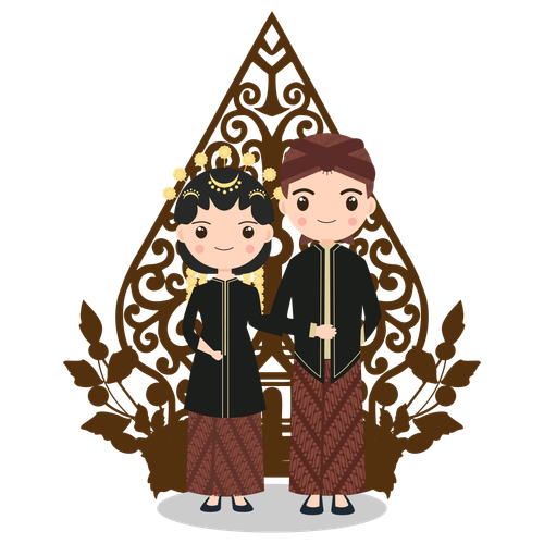 —Pngtree—pernikahan jawa couple indonesia vector 8640773.png