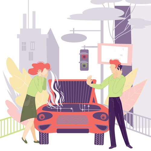man calling to car repair.jpg