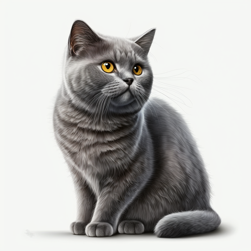 tabaffo a gray cat realistic white background 96638e1f b2f9 4404 9f73 764dc9d38da4.png