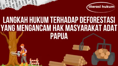 Deforestasi Di Papua Berakibat pada Terancamnya Hak Masyarakat Adat, Bagaimana Langkah Hukumnya